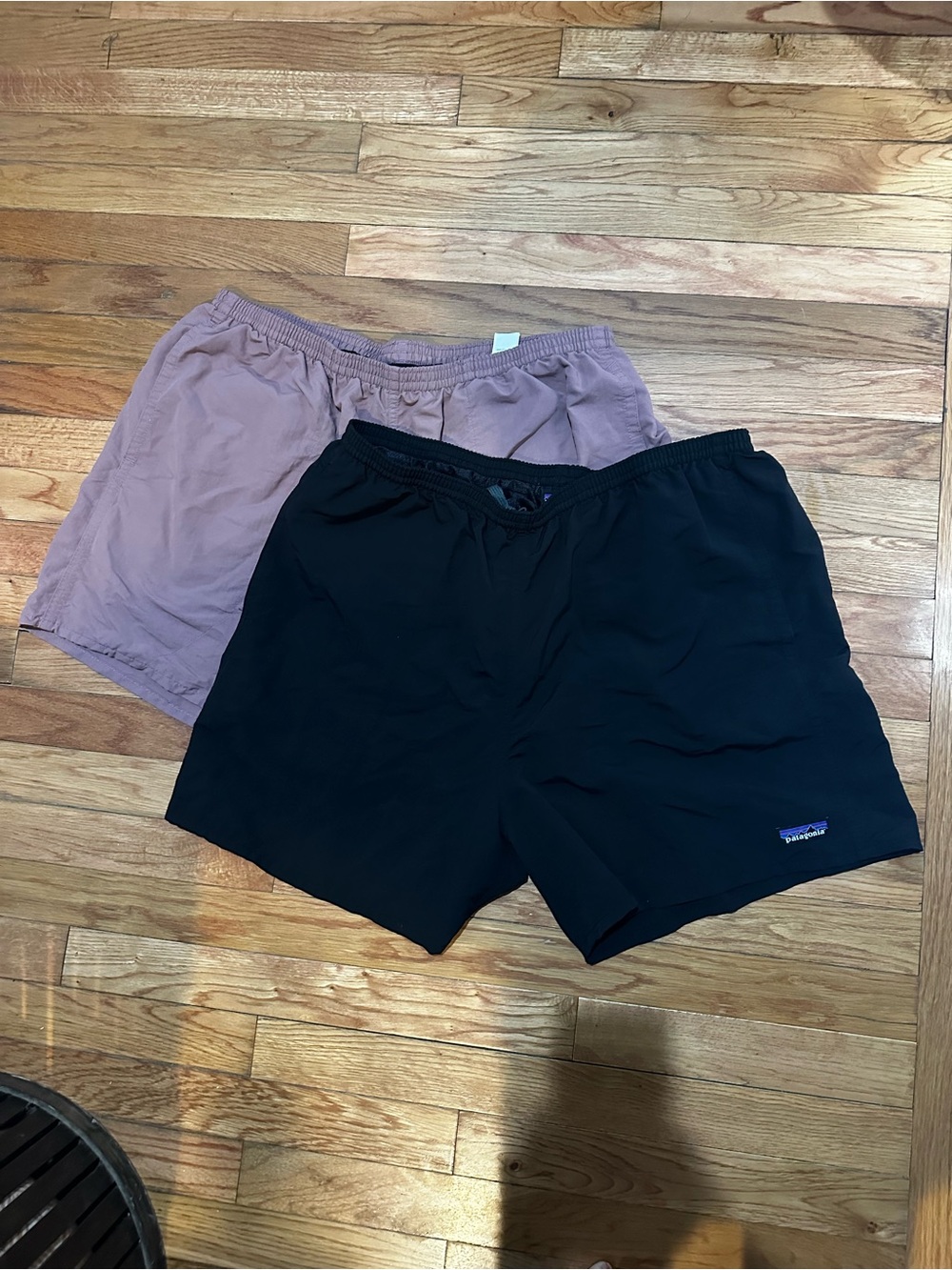 Patagonia Bundle 2 Men’s Baggies Shorts 5” Black Purple XL READ